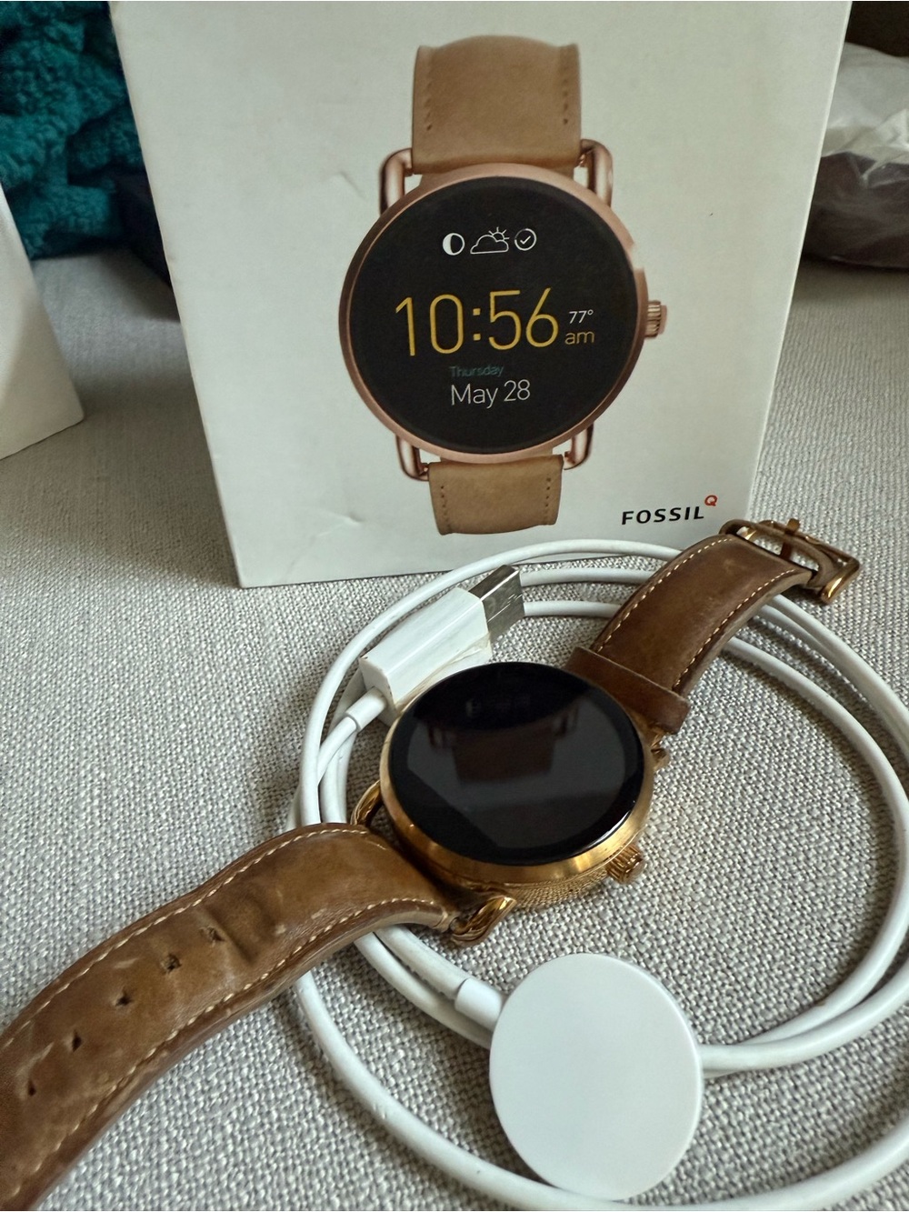 Fossil Rose Gold Smartwatch